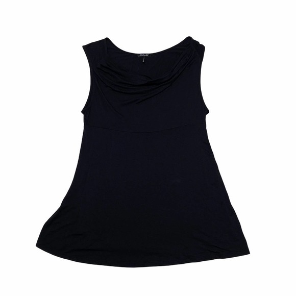 DAISY Fuentes Moda Cowl Neck Sleeveless Tunic Top - Picture 5 of 11